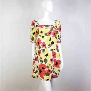 Adorable retro Shoshanna poppy linen dress